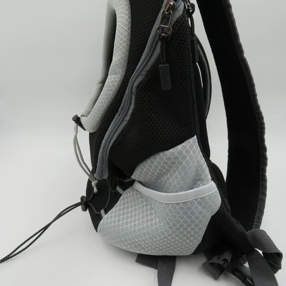 Pawaboo Pet Carrier Backpack Front Facing Dog Cat Size Small‎ Gray Mesh Travel
